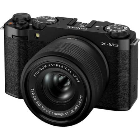 FUJIFILM X-M5 + XC15-45MM - zestaw, aparat bezlusterkowy 26.1Mpx, APS-C + obiektyw 15-45mm, F3.5-5.6 (czarny) - zestaw