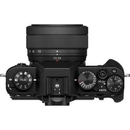 FUJIFILM X-T30 III + XC13-33MM - zestaw, aparat bezlusterkowy 26.1Mpx, APS-C + obiektyw 13-33mm, F3.5-6.3 (czarny) - góra