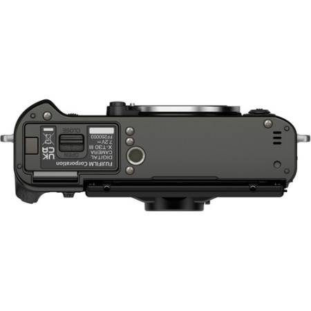 FUJIFILM X-T30 III + XC13-33MM - zestaw, aparat bezlusterkowy 26.1Mpx, APS-C + obiektyw 13-33mm, F3.5-6.3 (czarno-srebrny) - dół