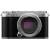 FUJIFILM X-M5 + XC15-45MM - zestaw, aparat bezlusterkowy 26.1Mpx, APS-C + obiektyw 15-45mm, F3.5-5.6 (srebrny) - przód