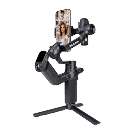 FeiyuTech Scorp mini 3 Kit - gimbal ręczny 4w1, stabilizator obrazu z kablami sterującymi (udźwig 2kg, moduł AI)