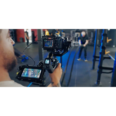 FeiyuTech Scorp mini 3 Kit - gimbal ręczny 4w1, stabilizator obrazu z kablami sterującymi (udźwig 2kg, moduł AI) - przykład użycia
