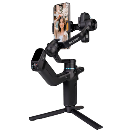 FeiyuTech Scorp mini 3 - gimbal ręczny, stabilizator obrazu do smartfonów (52-88mm, udźwig 2kg, moduł AI)