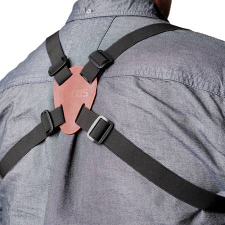 Focus Harness with buckle - szelki, uprząż do lornetek - przykład użycia