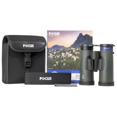 Focus Mountain 8x42 - lornetka obserwacyjna, 8x, 42mm - zawartość zestawu