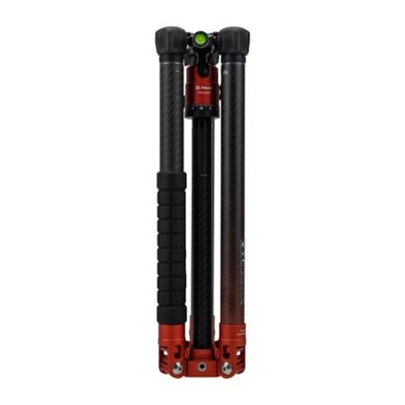 Fotopro X-Aircross 3 - zestaw, statyw Carbon, 16-151cm, głowica foto, udźwig 10kg, pomarańczowy