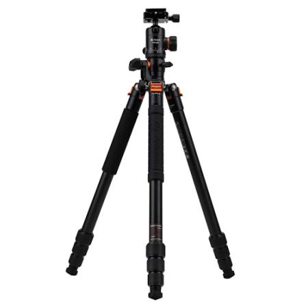 Fotopro X-Go HR Pro FPH-52Q - zestaw, statyw 22,5-159cm, głowica kulowa, udźwig 8kg, czarny
