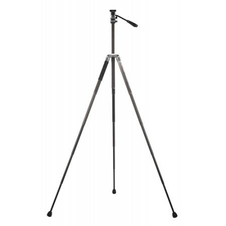 Fotopro X-Aircross 3 Video - zestaw, statyw Carbon, 17-151cm, głowica video, udźwig 3kg, szary