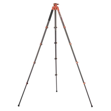 Fotopro X-Airfly - zestaw, statyw Carbon, głowica foto, 10,5-160cm, udźwig 5kg, pomarańczowy