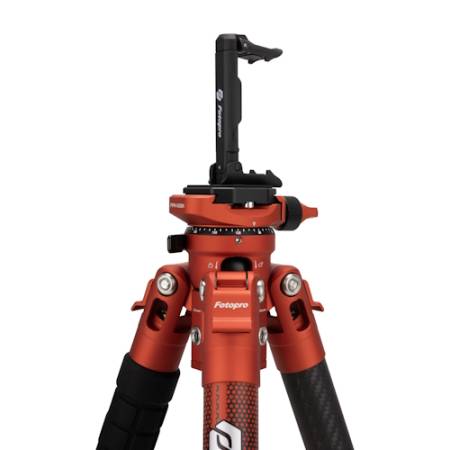 Fotopro X-Airfly - zestaw, statyw Carbon, głowica foto, 10,5-160cm, udźwig 5kg, pomarańczowy