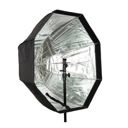 GlareOne SERSOFT80 - softbox parasolkowy Octa 80cm do lamp reporterskich