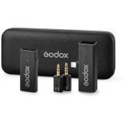 Godox MoveLink Mini LT Kit 1 - bezprzewodowy system audio, 2.4GHz, czarny