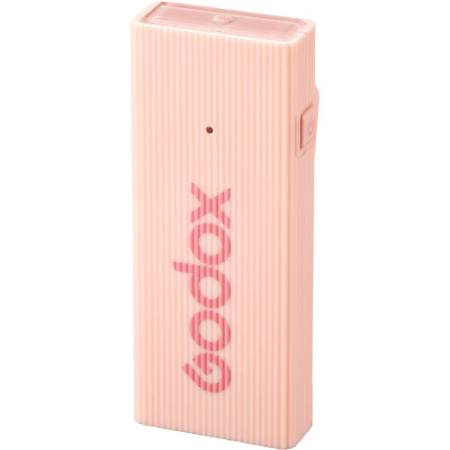 Godox MoveLink Mini UC Kit 2 - bezprzewodowy system audio 2.4GHz, 2x nadajnik, 1x odbiornik, USB-C, różowy