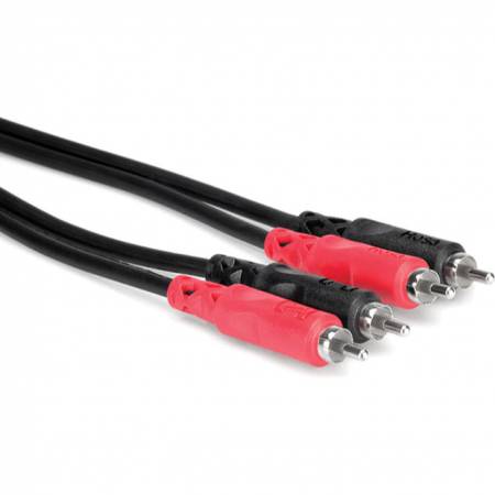 HOSA CRA-203 - kabel (2x wtyk RCA - 2x wtyk RCA) długość 3m