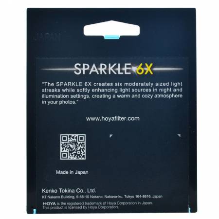 Hoya SPARKLE 6X - filtr do astrofotografii, efekt blasku