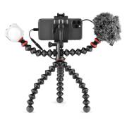 Joby Mobile Vlogging Kit - statyw z klamrą do smartfona, dodatkowe ramiona, lampka i mikrofon