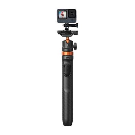 K&F Concept KF4158 MS08 - selfie stick i mini statyw 2w1 (pilot, uchwyt do smartfona i kamer sportfowych, 1/4