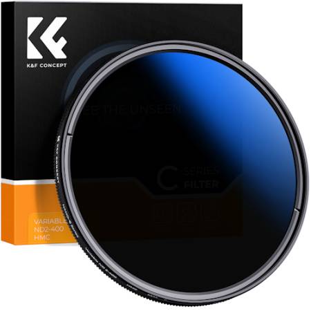 K&F Concept KF4186 Nano-C HMC Fader - filtr szary zmienny, Variable ND2-2000 (1-11 Stop), 67mm