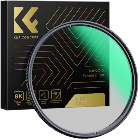 K&F Concept KF4317 Nano-X MRC - kołowy filtr polaryzacyjny, filtr CPL, 82mm