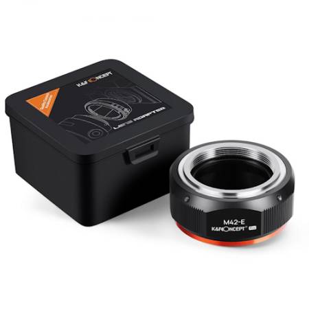 K&F Concept KF4345 - adapter bagnetowy do obiektywu (M42 / Sony E)