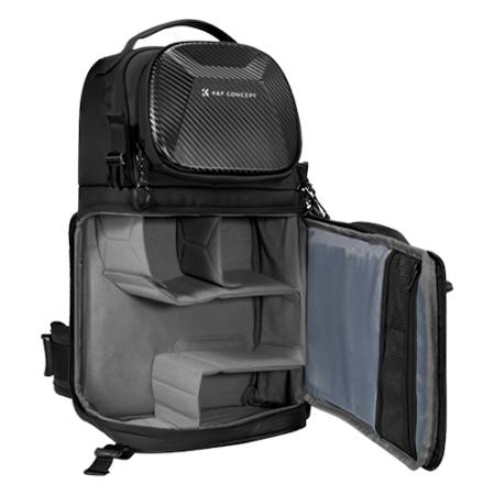 K&F Concept KF4746 Urban Wander U02 10 l - podróżny plecak fotograficzny typu sling (na ramię/naramienny, 10L, czarny)