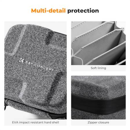 K&F Concept KF5342 Hard Shell Filter Case - case / pokrowiec / futerał / etui na filtry do obiektywów (10 filtrów, 95mm) - detale