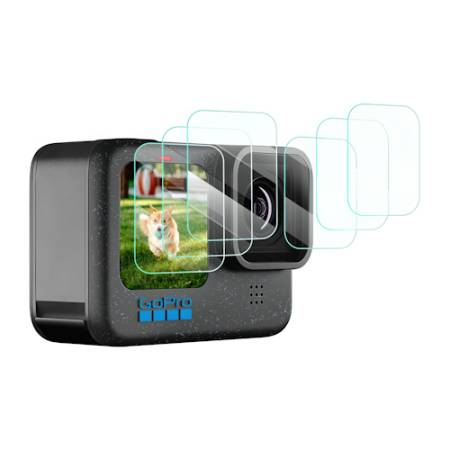 K&F Concept KF5343 - zestaw osłon LCD do GoPro Hero 9, 10, 11, 12 - przykład użycia