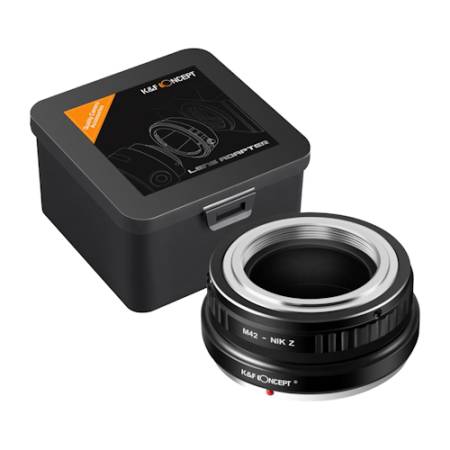 K&F Concept KF5346 - adapter bagnetowy do obiektywu (M42 / Nikon Z) - zawartość
