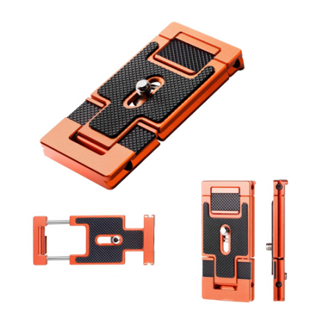 K&F Concept KF5556 CA02 - płytka szybkiego montażu 2w1, z uchwytem na smartfon (Arca-Swiss)
