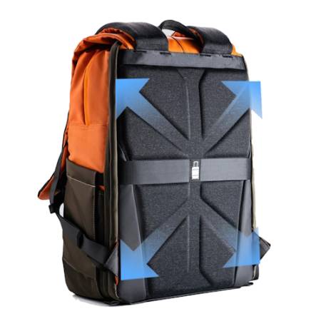 K&F Concept Beta Backpack 20 V5 - plecak fotograficzny, 20l, pomarańczowo-zielony (KF13.087AV1)_3