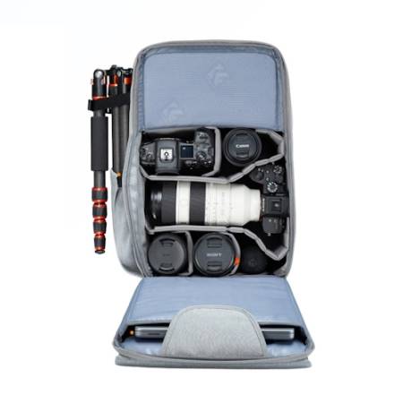 K&F Concept Beta Zip - plecak fotograficzny, 22l, szary (KF13.104V1)_2
