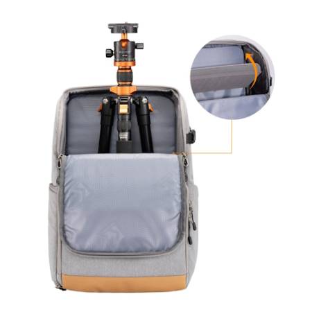 K&F Concept Beta Zip - plecak fotograficzny, 22l, szary (KF13.104V1)_3