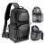 K&F Concept KF4746 Urban Wander U02 10 l - podróżny plecak fotograficzny typu sling (na ramię/naramienny, 10L, czarny)