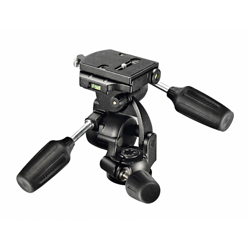 Manfrotto 808RC4 - głowica fotograficzna, trzykierunkowa (udźwig 12kg, płytka 410PL)