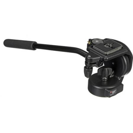 Manfrotto 128RC - głowica video (płaska baza, udźwig 6kg, płytka Quick Release)