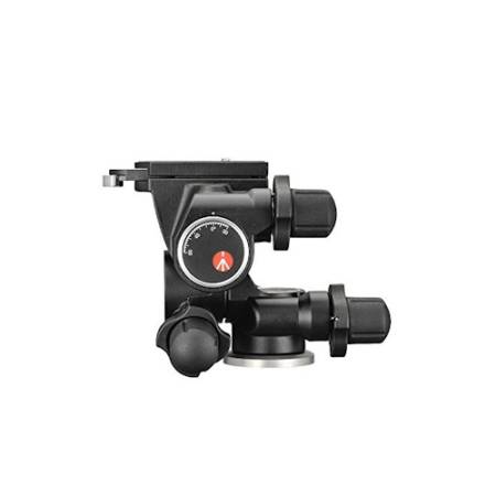 Manfrotto 410 - głowica fotograficzna, z przekładnią zębatą (udźwig 5kg, płytka 410PL) - pochylenie głowicy