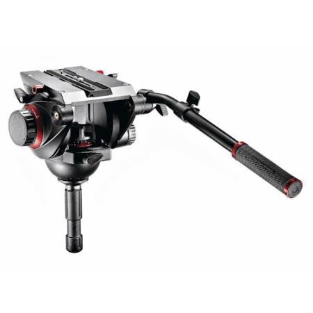 Manfrotto 509HD - głowica video (półkula 100mm, udźwig 13,5kg, płytka 509PLONG) - całość