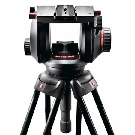 Manfrotto 509HD - głowica video (półkula 100mm, udźwig 13,5kg, płytka 509PLONG) - przykład użycia