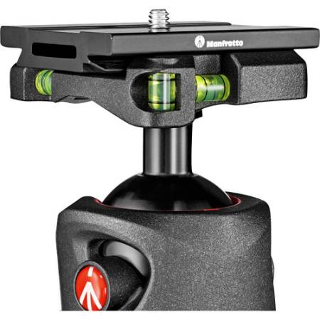 Manfrotto MHXPRO-BHQ6 - głowica kulowa (udźwig 15kg, płytka MSQ6PL) - poziomica