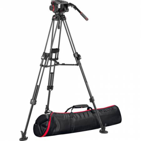 Manfrotto MVK509TWINFC - zestaw, statyw MVTTWINFC Carbon 645 Twin Fast z głowicą video 509HD