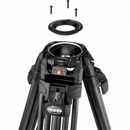 Manfrotto MVK509TWINFC - zestaw, statyw MVTTWINFC Carbon 645 Twin Fast z głowicą video 509HD
