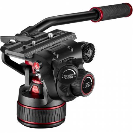 Manfrotto MVK608TWINMC - zestaw video, statyw Carbon MVTTWINMC z głowicą MVH608AH i torbą