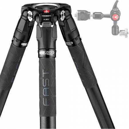 Manfrotto MVTSNGFC - statyw Carbon 635 Fast Single, max udźwig 20kg