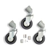 Manfrotto 109 - 3x kółka do statywu, udźwig 60kg - zestaw