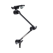 Manfrotto 196B-2 - zestaw, 2-sekcyjne ramię przegubowe Single Arm + uchwyt 143BKT (udźwig 1,5kg, 60,5cm)