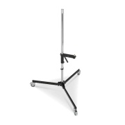 Manfrotto 231CS - kolumnowy statyw oświetleniowy na kółkach (35-250cm, udźwig 8kg, srebrny)