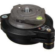 Manfrotto 438 - adapter, głowica poziomująca, poziomica kulowa (udźwig 15kg)