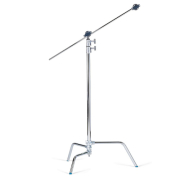 Manfrotto Avenger A2033FKIT - zestaw, statyw oświetleniowy C-Stand 2033F + głowica D200 + głowica D520 (srebrny)