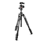 Manfrotto MKBFRLA4BK-BH - zestaw, statyw Alu Befree Advanced (40-151cm, udźwig 9kg) + głowica kulowa 494 + torba