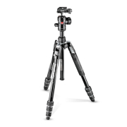 Manfrotto MKBFRTA4BK-BH - zestaw, statyw Alu Befree Advanced Twist (40-150cm, udźwig 9kg) + głowica kulowa 494 + torba